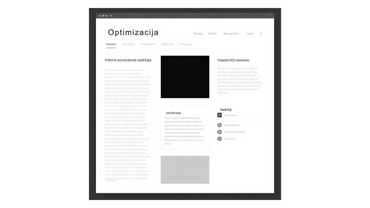 Istaknuti SEO elementi.